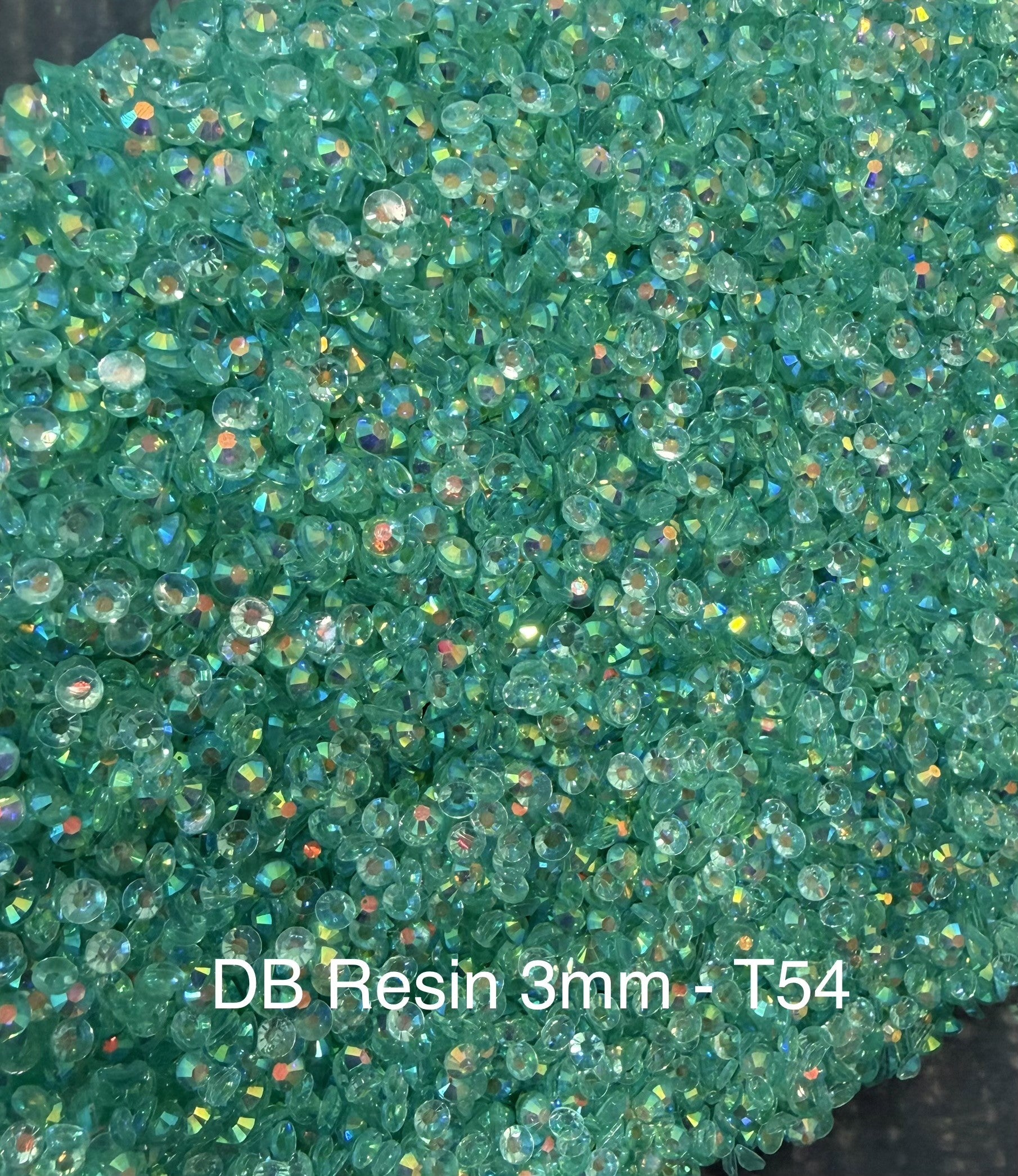 Transparent Olivine AB 3mm 50g Flatback Rhinestones | Designit Blanks WA